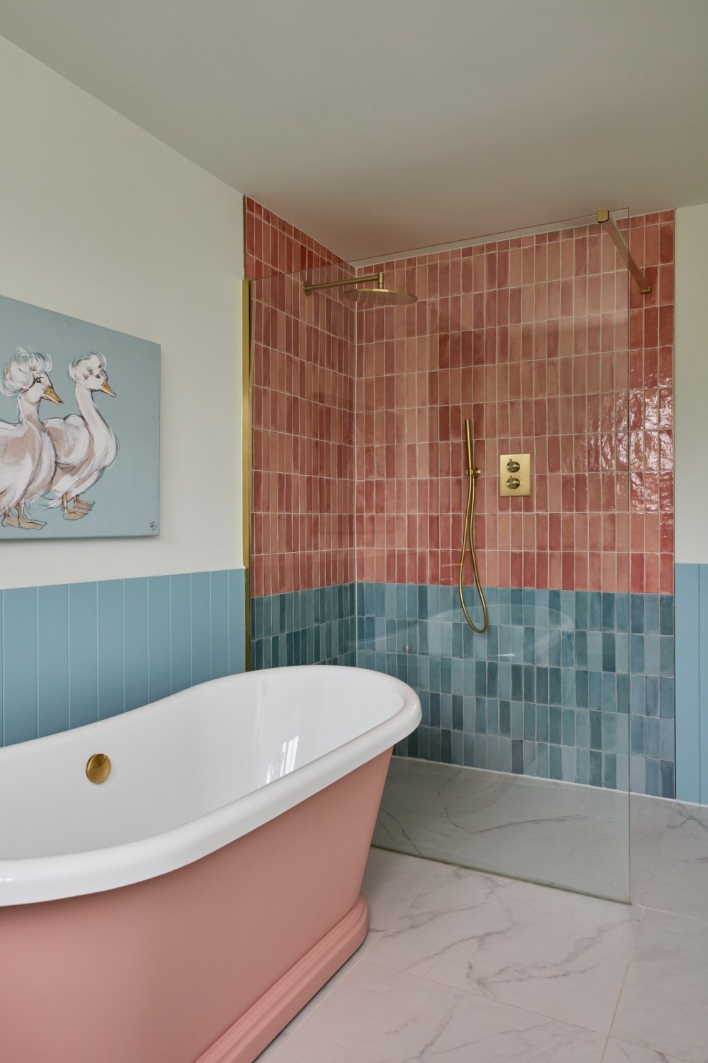 Rhubarb House | Girl's Bathroom | Interior Designers